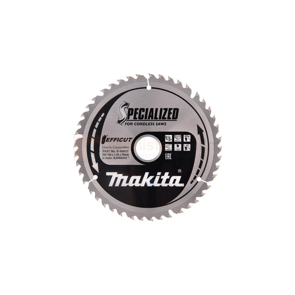 Saeketas Makita EFFICUT 190x30x1,45 mm 45T