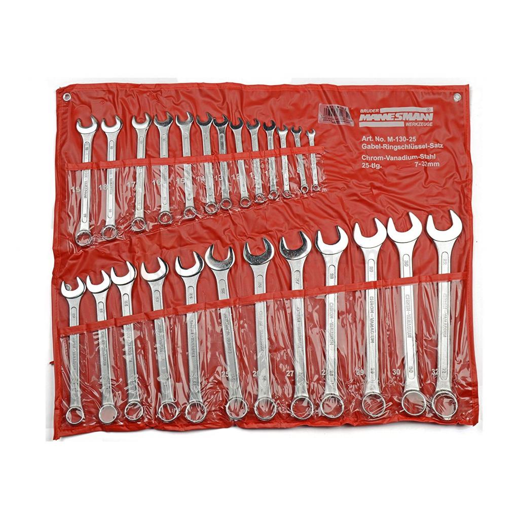 Lehtsilmusvõtme komplekt Mannesmann, 7-32 mm, 25-osaline