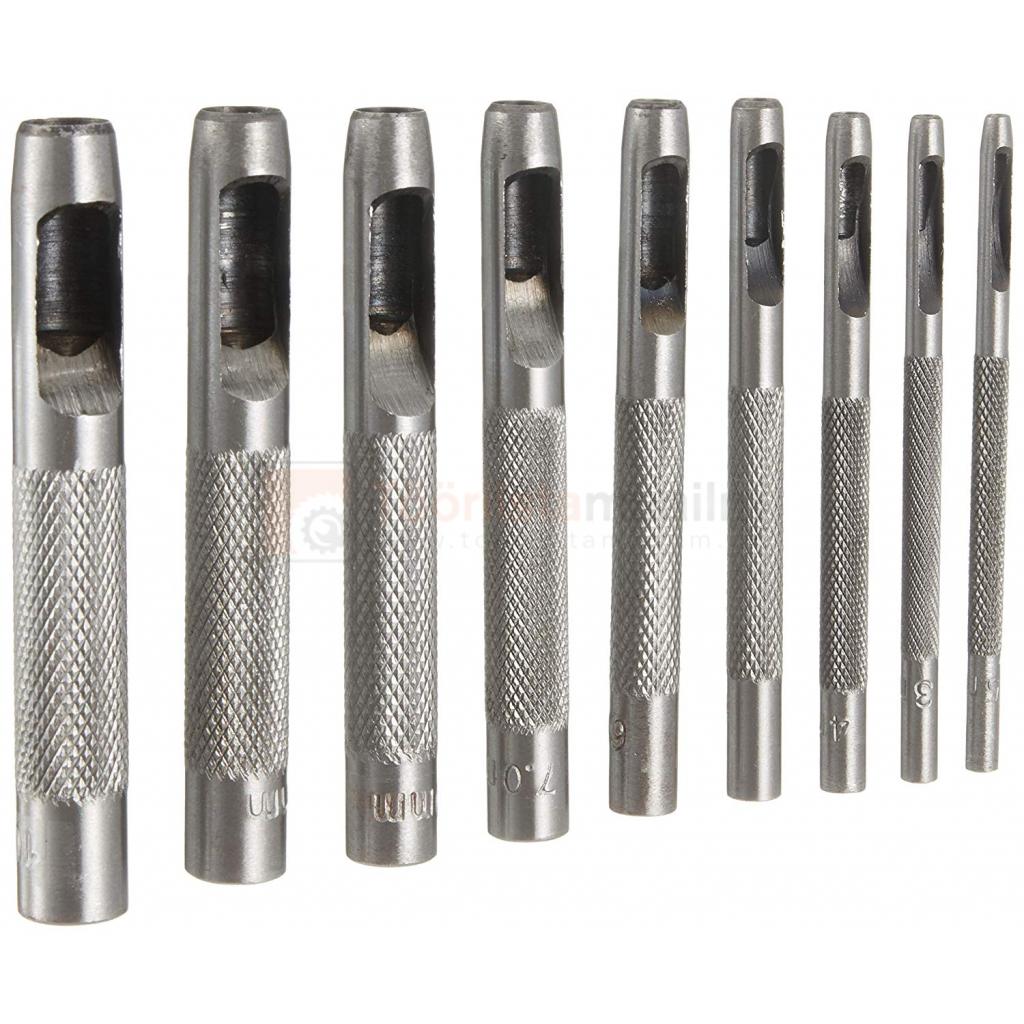 Pildil on Mannesmanni 9-osaline auguraua komplekt suurustega 2,5-10 mm.