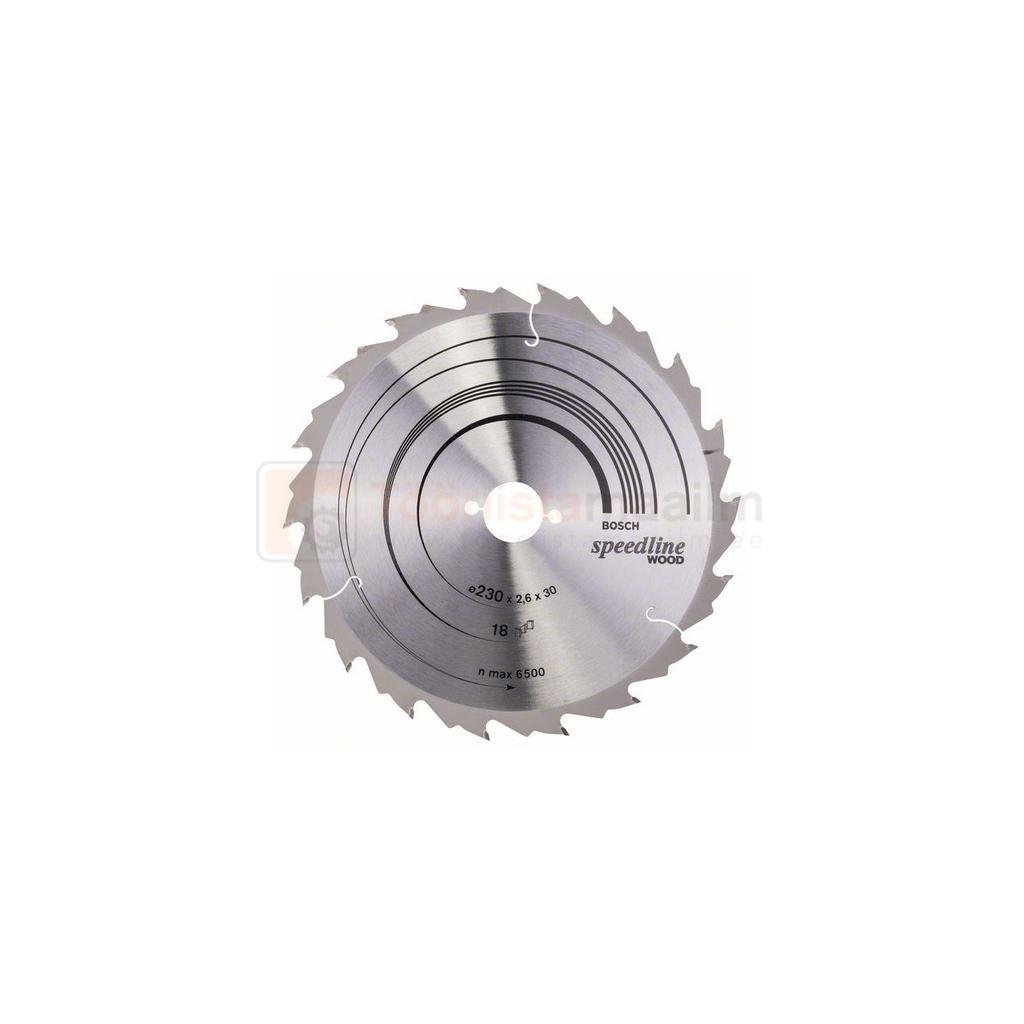 Saeketas Bosch 230 x 30 x 2,6 mm z18 - Speedline Wood