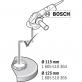 Nurklihvja tolmukaitse Bosch GDE 115/125 FC-T