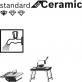 Teemantlõikeketas Standard for Ceramic 180 x 25,4 x 1,6 mm