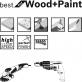 Lihvpaber Bosch C470, 125 mm nurklihvmasinatele, 10 tk - Best for Wood and Paint