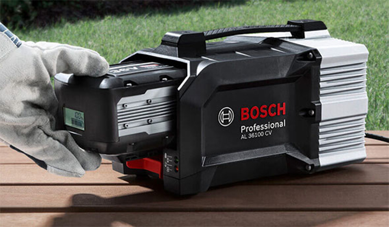 Bosch 36V aku laadimine