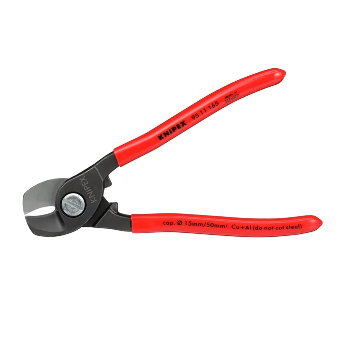 KNIPEX kabeļu grieznes StepCut® 165 mm, max 15 mm / 50 mm² 360°