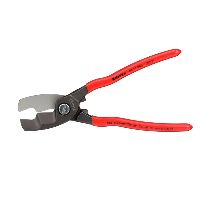 KNIPEX кабельные ножницы StepCut® 200 мм, макс. 20 мм / 70 мм² 360°