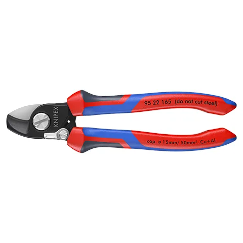 KNIPEX kaablikäärid 165 mm, max 15 mm / 50 mm², avanemisvedruga 360°