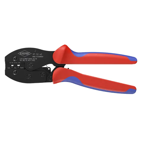 Knipex crimping pliers PreciForce® 4 - 6 mm², for MC4/MC4 EVO 2 connections 360°