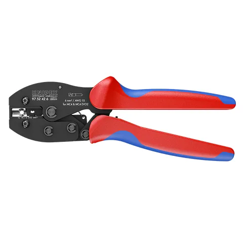 KNIPEX Crimping Pliers PreciForce® 6 mm² for MC4/MC4 EVO 2 Connectors 360°